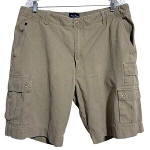 Indigo Palms Cargo Shorts Mens Size 38 Tan Cotton Relaxed Fit Casual Vintage